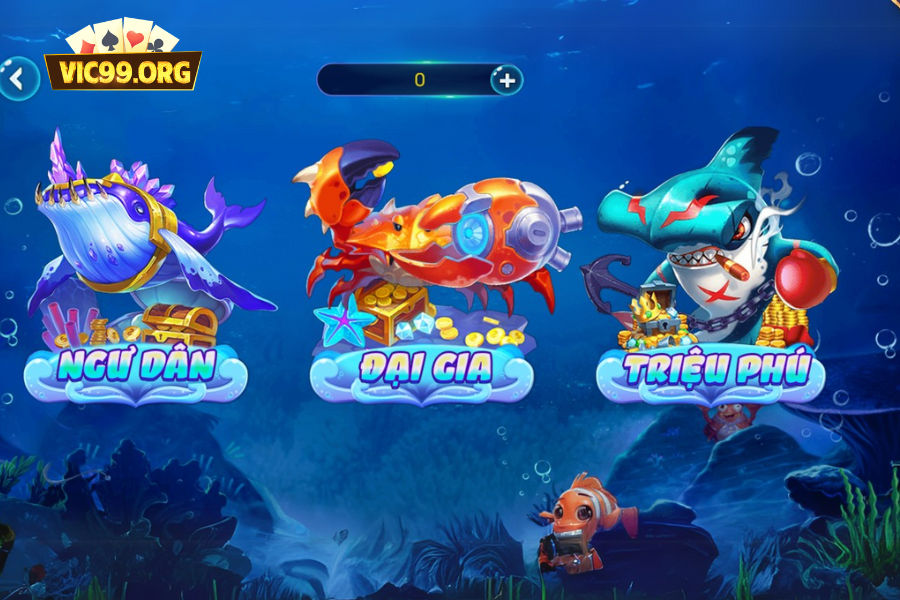 Chinh phục thế giới đại dương, bắn cá BOSS tại Vic99