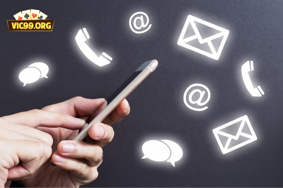 Dịch vụ chăm sóc khách hàng của Vic99 24/7 hỗ trợ giải đáp mọi vấn đề của khách hàng 